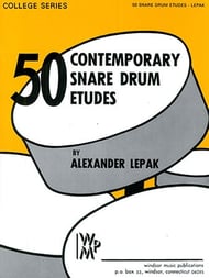 50 CONTEMPORARY SNARE DRUM ETUDES cover